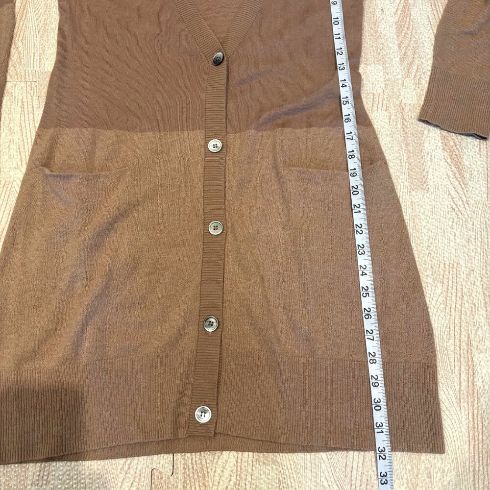 Sundance Wool Blend Color Block Long Cardigan / D… - image 6